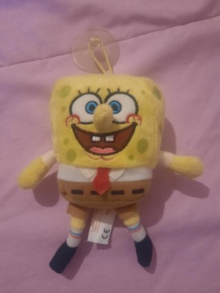 Peluche Bob Esponja con ventosa