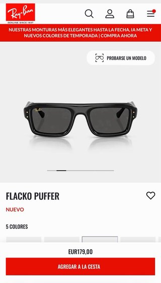 Gafas de Sol Ray-Ban Flacko Puffer