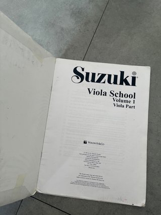 Suzuki Viola School Vol. 1 - Viola Part