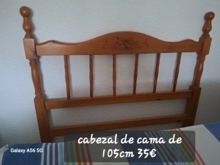 Cabecero de cama de madera
