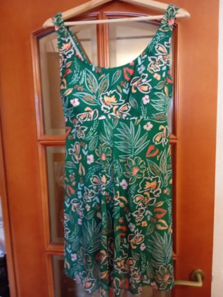 Bañador mujer verde estampado floral
