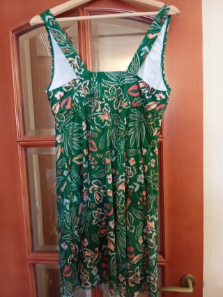 Bañador mujer verde estampado floral