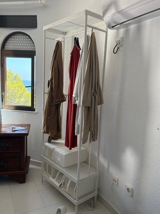 Perchero y zapatero Ikea Mackapär blanco