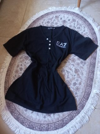 Polo Emporio Armani Mujer Negro
