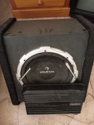 Etapa de potencia Sony Xplod + Subwoofer Auna