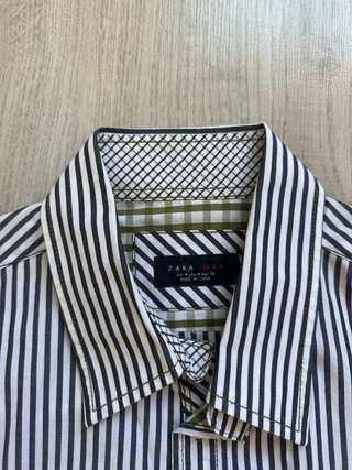 Camisa Zara Rayas Hombre