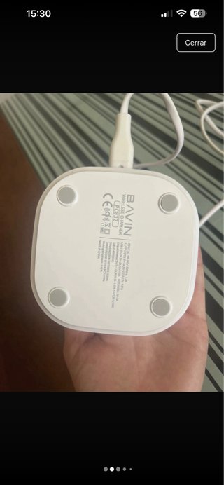 Cargador Inalámbrico  para iphone Bavin Qi