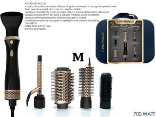 Set 6 in 1 Piastra Capelli Dictrolux