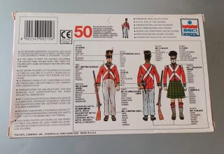 Esci 215 kit 1:72 British Infantry vintage