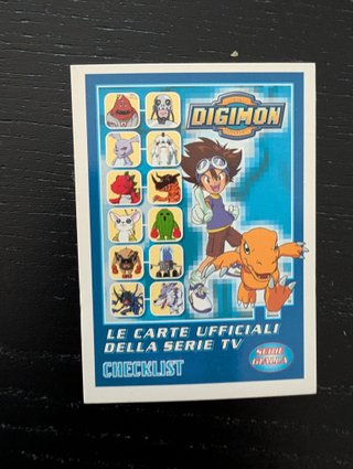 Lotto 15 carte Digimon Bandai 2000
