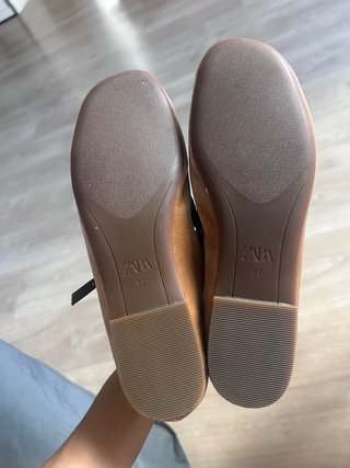 Bailarinas Zara Beige/Marrón