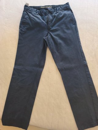 Pantalón Dockers Chino Talla 34/34 Azul