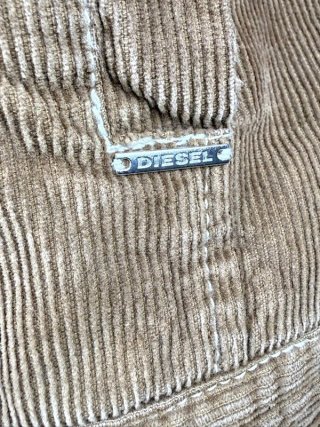 Diesel Giacca Uomo M Marrone Cotone Velluto Coste