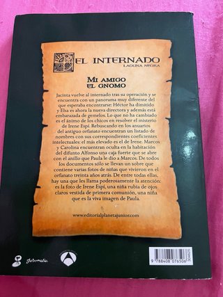 Libro El Internado: Mi Amigo el Gnomo