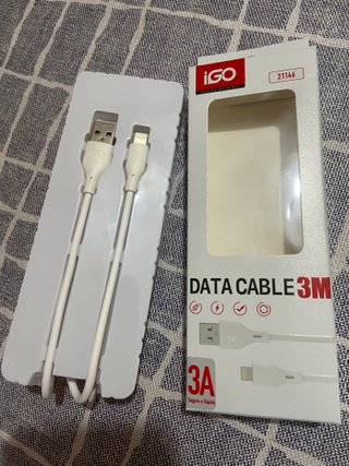 CABLE CARGA RÁPIDA PARA IPHONE 3 METROS