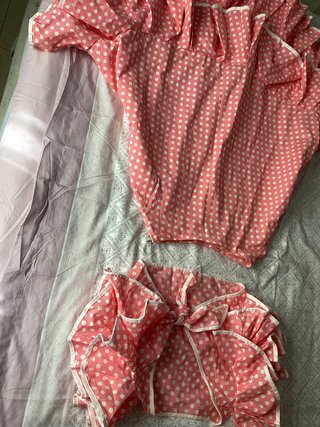Vestido de gitana echo a mano, talla xs/s
