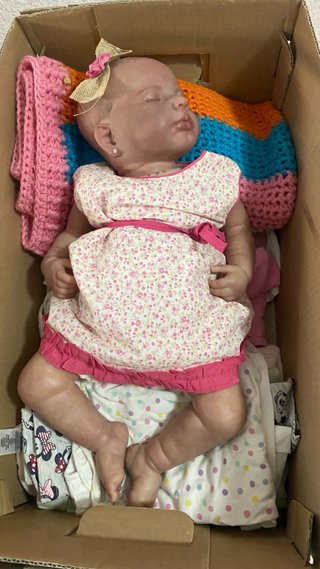 Muñeca Reborn recien nacido hecha Artesanalmente