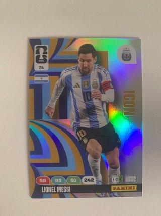 Cromo Messi Icon adrenalyn XL world cup 2026