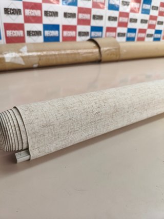 Tenda oscurante avvolgibile su misura Blindecor colore lino (150 × 230 cm)