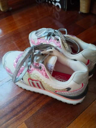 Zapatillas Mustang Talla 36 Lentejuelas
