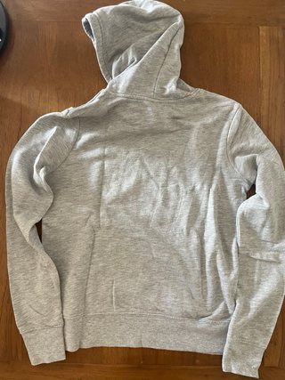 Sudadera con capucha gris talla S