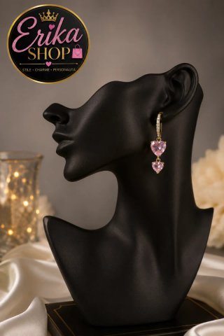 Orecchini cuore Erika Shop