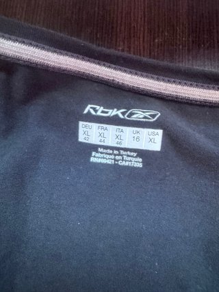 Camiseta sin mangas Reebok Talla XL
