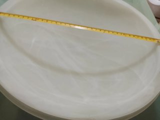 Plafones de cristal de alabastro 40cm