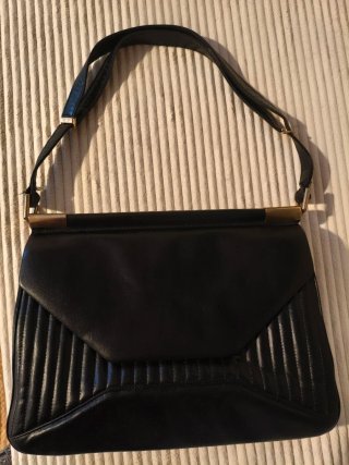 Bolso Vintage Cuero Vaca Industria Argentina