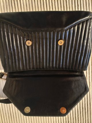 Bolso Vintage Cuero Vaca Industria Argentina