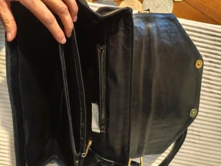 Bolso Vintage Cuero Vaca Industria Argentina