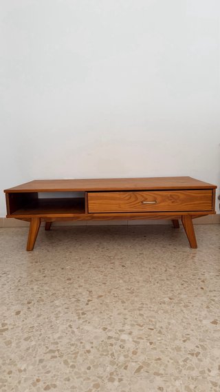 Mesa centro madera estilo Mid Century