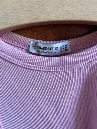 Top básico rosa