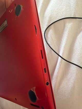 Portatil ASUS F205TA 11,6” rojo + cargador