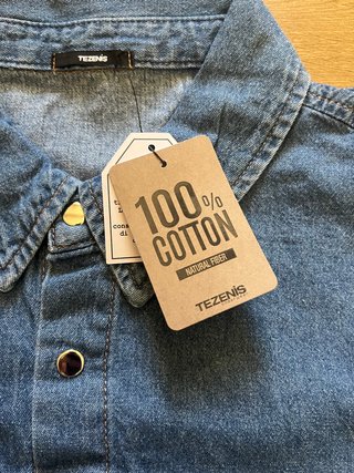 Camicia denim donna Tezenis 100% cotone