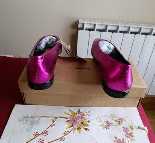 Bailarinas Fucsia Piel Gioseppo Talla 38 y 39