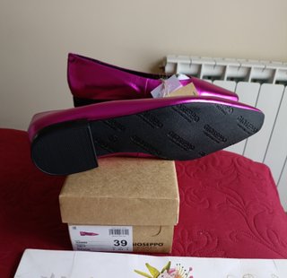 Bailarinas Fucsia Piel Gioseppo Talla 38 y 39