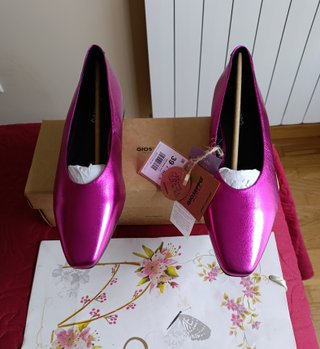 Bailarinas Fucsia Piel Gioseppo Talla 38 y 39