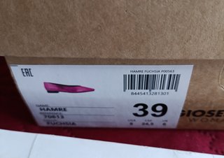 Bailarinas Fucsia Piel Gioseppo Talla 38 y 39