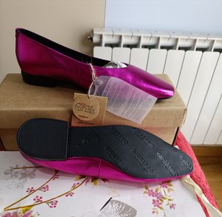 Bailarinas Fucsia Piel Gioseppo Talla 38 y 39