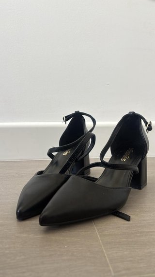 Zapatos tacón negros talla 36