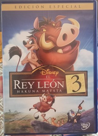 Lote 3 Películas El Rey León DVD