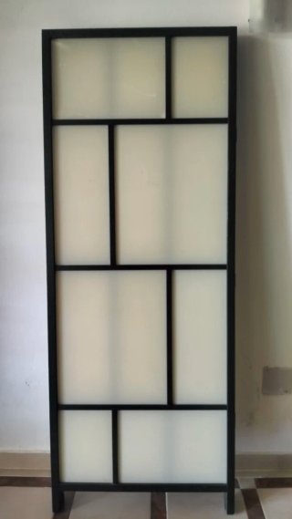 Biombo separador Ikea blanco. 215cm por 185cm alt