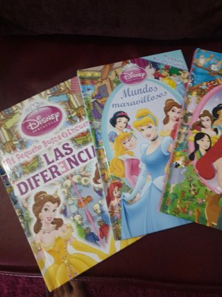3 libros de Disney