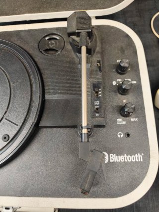 Tocadiscos SWINGSON Maleta Bluetooth Blanco/Negro