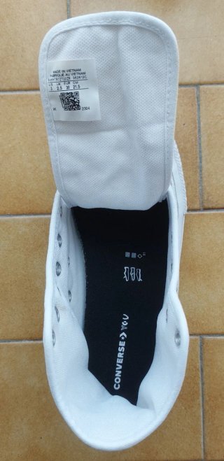 Converse All Star Bianche Tg 35