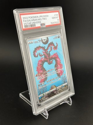 Pokémon Galarian Moltres V AR PSA 10 Giapponese