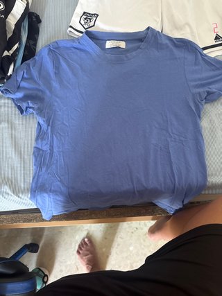 Camiseta azul Primark Talla M