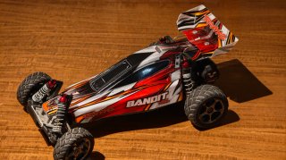 Traxxas Bandit VXL 1/10 RC Buggy + Repuestos