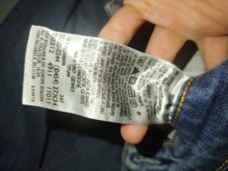 Pantalón Levis Talla 27 vaquero